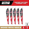 Milwaukee 6 5 TPI AX™ w/NITRUS™ Carbide Teeth SAWZALL® Blade for Wood with Nails 5PK Milwaukee