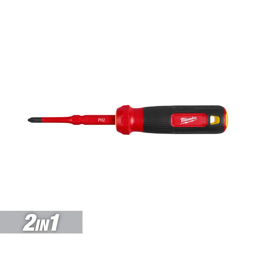 Milwaukee 2-in-1 1000V Insulated Flip Shank Multi-Bit Screwdriver Milwaukee