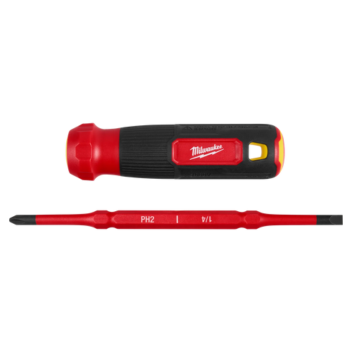 Milwaukee 2-in-1 1000V Insulated Flip Shank Multi-Bit Screwdriver Milwaukee