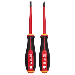 Milwaukee 2pc 1000V Insulated Slim Tip Screwdriver Set Milwaukee
