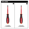 Milwaukee 2pc 1000V Insulated Slim Tip Screwdriver Set Milwaukee