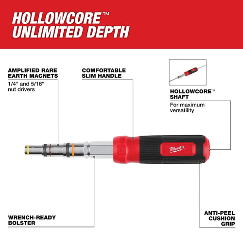 Milwaukee 7-IN-1 HOLLOWCORE™ Multi-Nut Driver Milwaukee