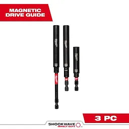 Milwaukee 3PC SHOCKWAVE™ Impact Duty Magnetic Drive Guide Guide Set Milwaukee