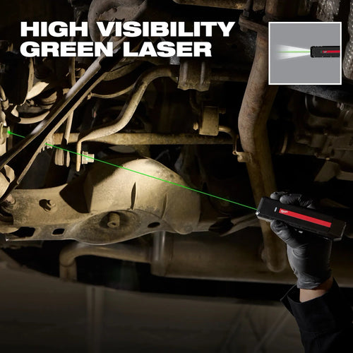 Milwaukee® Rechargeable Flat Flashlight w/ Green Laser Milwaukee