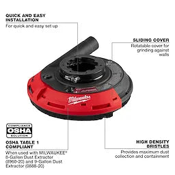 Milwaukee 7 Surface Grinding Dust Shroud Milwaukee