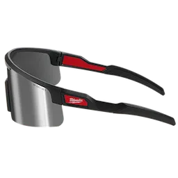Milwaukee Wrap Around Safety Glasses - Silver Mirrored Anti-Scratch Lenses Milwaukee