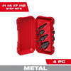 Milwaukee 4PC Step Drill Bit Set Milwaukee