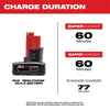 Milwaukee M12™ REDLITHIUM™ XC4.0 Battery Two Pack Milwaukee