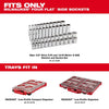 Milwaukee 98pc 3/8 Drive 6-Pt and 12-Pt Metric & SAE Ratchet & Socket Set with PACKOUT™ Low-Profile Organizer Milwaukee