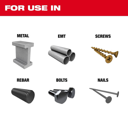 Milwaukee 1-3/8 NITRUS™ Carbide Extreme Metal Universal Fit Oscillating Multi-Tool Blade (1 PK) Milwaukee