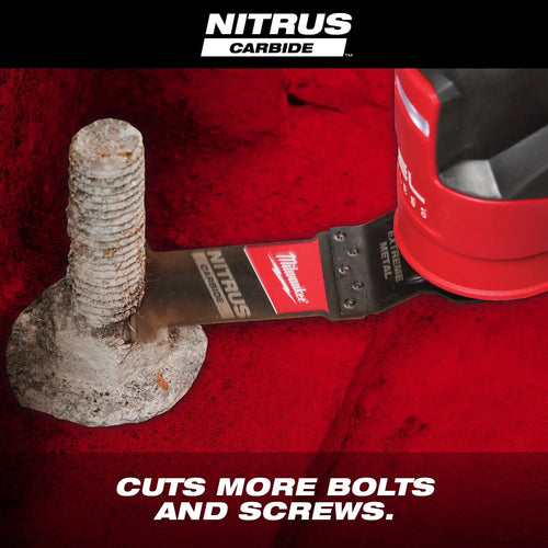 Milwaukee 1-3/8 NITRUS™ Carbide Extreme Metal Universal Fit Oscillating Multi-Tool Blade (1 PK) Milwaukee