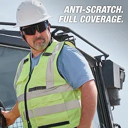 Milwaukee Wrap Around Safety Glasses - Tinted Anti-Scratch Lenses Milwaukee
