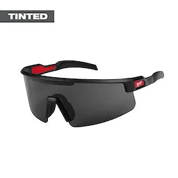 Milwaukee Wrap Around Safety Glasses - Tinted Anti-Scratch Lenses Milwaukee