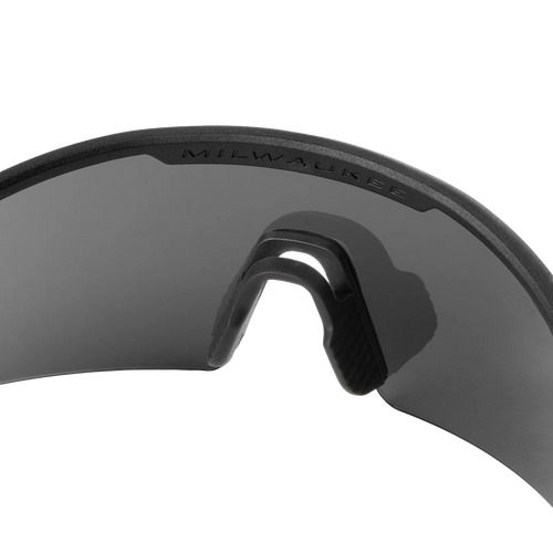 Milwaukee Wrap Around Safety Glasses - Tinted Anti-Scratch Lenses Milwaukee