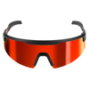 Milwaukee Wrap Around Safety Glasses - Red Mirrored Anti-Scratch Lenses Milwaukee