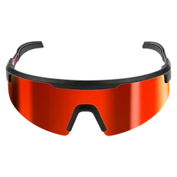 Milwaukee Wrap Around Safety Glasses - Red Mirrored Anti-Scratch Lenses Milwaukee