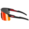 Milwaukee Wrap Around Safety Glasses - Red Mirrored Anti-Scratch Lenses Milwaukee