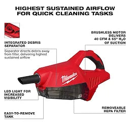 Milwaukee M18™ Brushless Handheld Vacuum Milwaukee