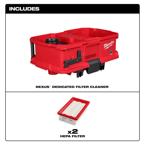 Milwaukee NEXUS™ Dedicated Filter Cleaner Milwaukee
