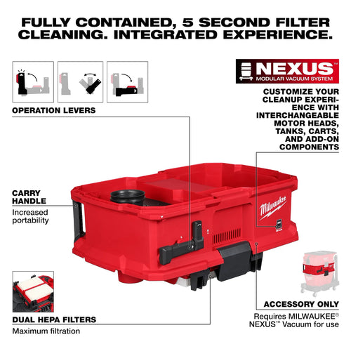 Milwaukee NEXUS™ Dedicated Filter Cleaner Milwaukee