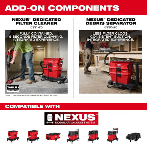 Milwaukee NEXUS™ Dedicated Filter Cleaner Milwaukee