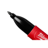 Milwaukee INKZALL™ Double Sided Black Jobsite Marker – Ultra Fine & Fine Point Milwaukee