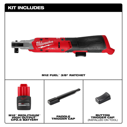 Milwaukee M12 FUEL™ 3/8 Ratchet Kit Milwaukee