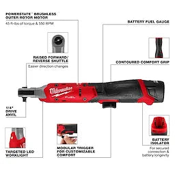 Milwaukee M12 FUEL™ 1/4 Ratchet Kit Milwaukee
