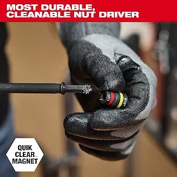 Milwaukee SHOCKWAVE™ Impact Duty 5/16” and 3/8” x 6” QUIK-CLEAR™ 2-in-1 Magnetic Nut Driver Milwaukee