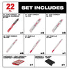 Milwaukee 22PC SAWZALL® Blade PACKOUT™ Kit Milwaukee