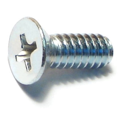 Monster Fastener Zinc Plated Steel Coarse Thread Phillips Flat Head Machine Screws Midwest Fastener