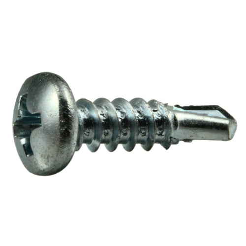 Monster Fastener Zinc Plated Steel Phillips Pan Head Self-Drilling Screws Midwest Fastener