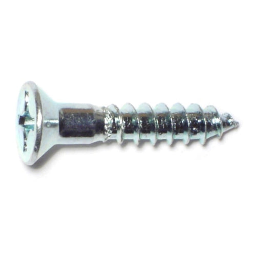 Monster Fastener Zinc Plated Steel Phillips Flat Head Wood Screws Midwest Fastener