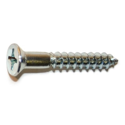 Monster Fastener Zinc Plated Steel Phillips Flat Head Wood Screws Midwest Fastener