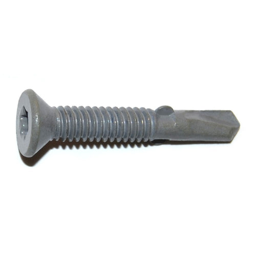 Monster Fastener Gray XL1500 Coated Steel Star Drive Flat Head Saberdrive Self-Drilling Screws with Wings Midwest Fastener