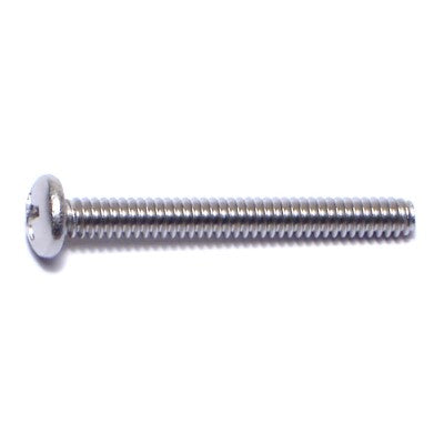 Monster Fastener 18-8 Stainless Steel Coarse Thread Phillips Pan Head Machine Screws Midwest Fastener