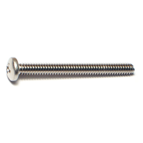 Monster Fastener 18-8 Stainless Steel Coarse Thread Phillips Pan Head Machine Screws Midwest Fastener