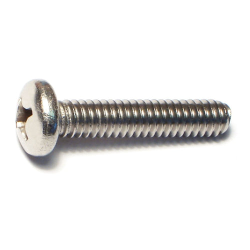 Monster Fastener 18-8 Stainless Steel Coarse Thread Phillips Pan Head Machine Screws Midwest Fastener