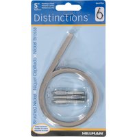 Hillman Distinctions Floating Mount House Number 6 Nickel (5) Hillman
