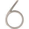 Hillman Distinctions Floating Mount House Number 6 Nickel (5) Hillman