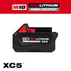 Milwaukee M18™ REDLITHIUM™ HIGH OUTPUT™ XC5™ Battery Pack Milwaukee