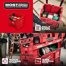 Milwaukee PACKOUT™ Wire Pulling XL Crate Milwaukee