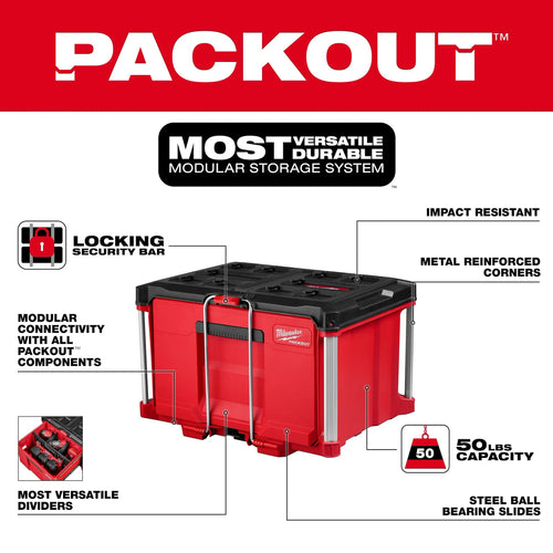 Milwaukee PACKOUT™ Single Drawer Tool Box Milwaukee