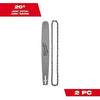 Milwaukee 20 .325 Pitch, .050 Gauge Saw Chain and Guide Bar Set Milwaukee