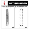 Milwaukee 12 .325 LOW PROFILE™ Pitch, .043 Gauge Saw Chain and Guide Bar Set Milwaukee