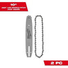 Milwaukee 10 .325 LOW PROFILE™ Pitch, .043 Gauge Saw Chain and Guide Bar Set Milwaukee