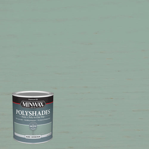Minwax Polyshades 1 Quart Satin Vintage Blue Minwax