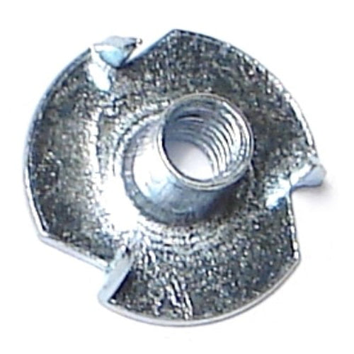 Monster Fastener Zinc Plated Steel Coarse Thread Pronged Tee Nuts Midwest Fastener