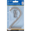 Hillman Distinctions Floating Mount House Number 2 Nickel (5) Hillman