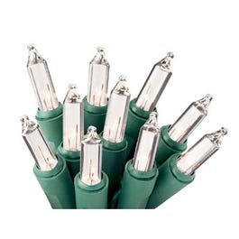 Christmas String to String Light Set, Clear/Green Wire, 100-Ct. Holiday Wonderland